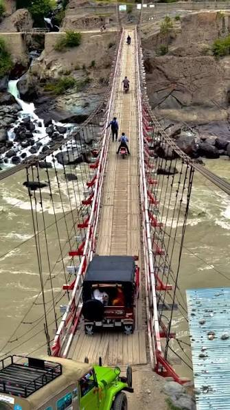 Basho Bridge jeep track Skardu Gilgit-Baltistan